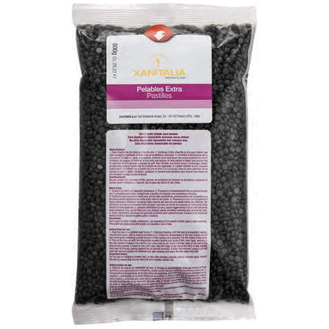Confezione cera brasiliana in perle nera Xanitalia 1 kg