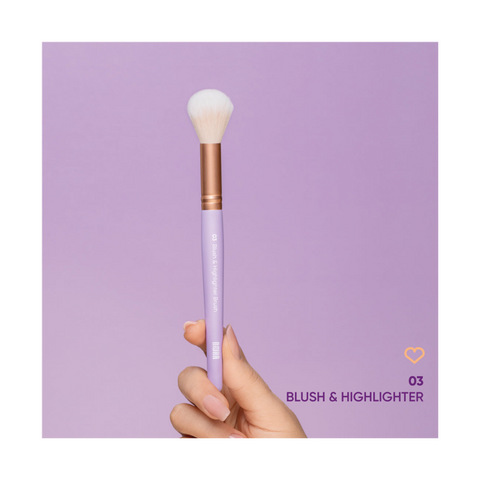 03 Blush & Highlighter Brush Pennello Blush