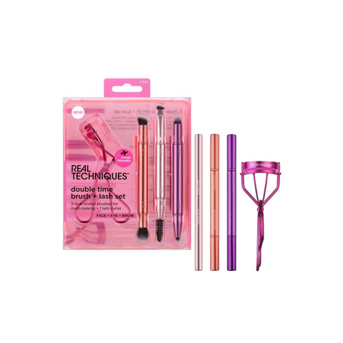 Real Techniques Double Time Brush + Lash Set
