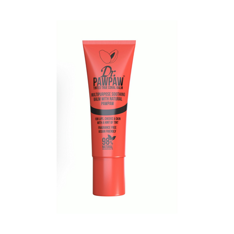 Dr.PawPaw Tinted Tinted True Coral Balm 98% Natural 10 Ml
