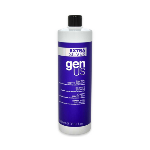 Genus Shampoo Extra Silver Effetto Ghiaccio 1000 Ml