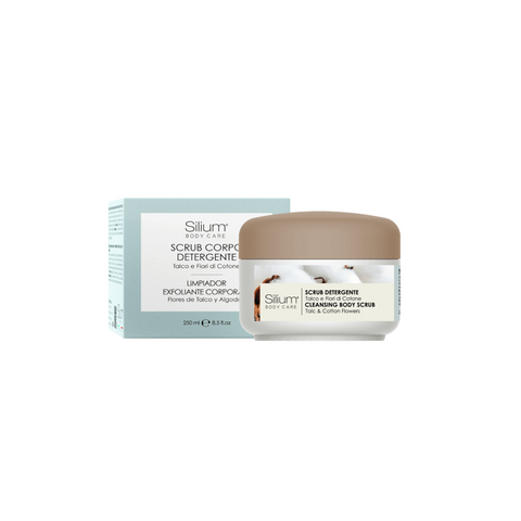 Silium Cleansing Body Scrub Talco e Fiori Di Cotone 250 Ml
