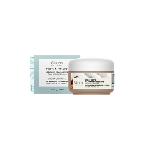 Silium Crema Corpo Talco e Fiori di Cotone 250 Ml