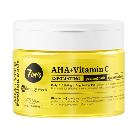 7 Days Peeling Pad Viso Esfoliante 50pz 150ml