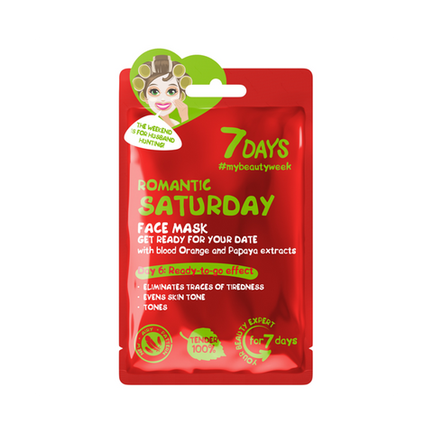 7 Days Maschera Viso Romantic Saturday 28g