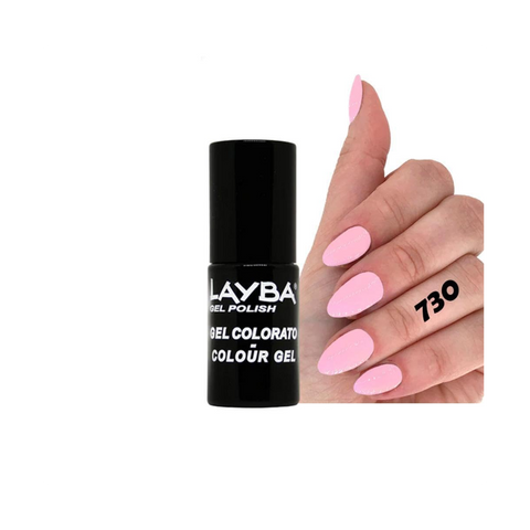 Layba Gel Polish Smalto Semipermanente 730 Picoftheday 5 Ml