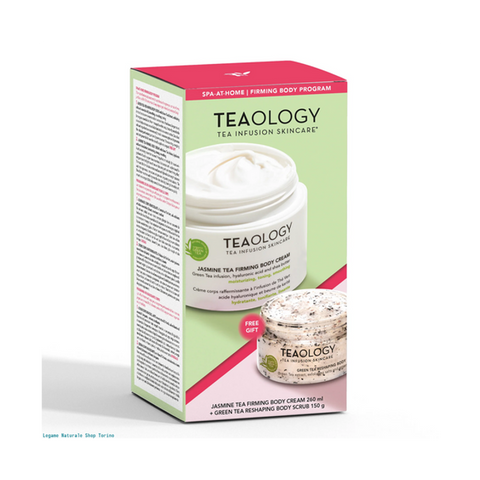 Teaology Green Tea Glycolic Body Cream Set Spa At Home