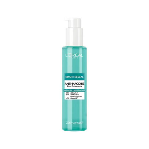 L'Oréal Bright Reveal Anti-Macchie Siero Detergente 150 Ml