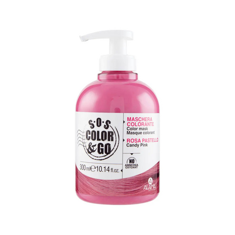 S.O.S  Color & Go Maschera Colorante Rosa Pastello 300 Ml