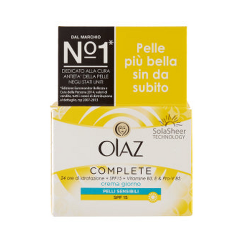 Oil Olaz Complete SPF15 Crema Giorno Pelle Sensibile 50 Ml