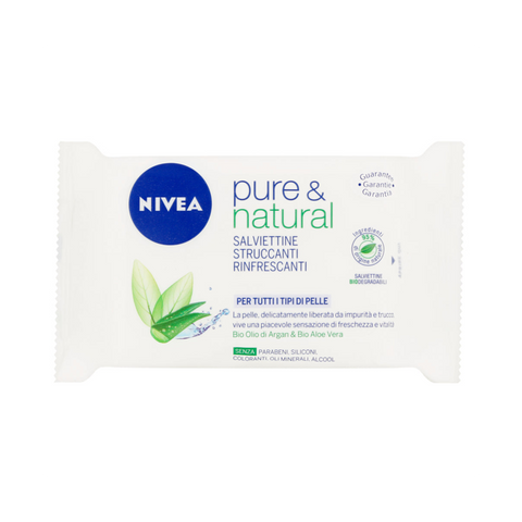 Nivea Salviettine Struccanti Pelli Normali e Miste 25 Pz