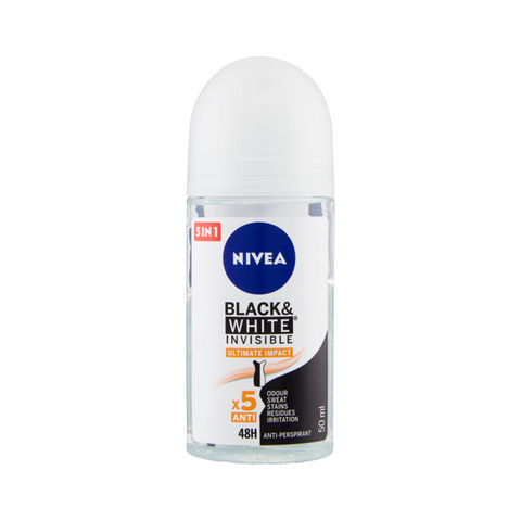 Nivea Men Deodorante Black & White Ultimate Impact Rool On 50Ml