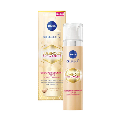 Nivea Fluido Luminous 630° Anti-macchie SPF20 40 Ml