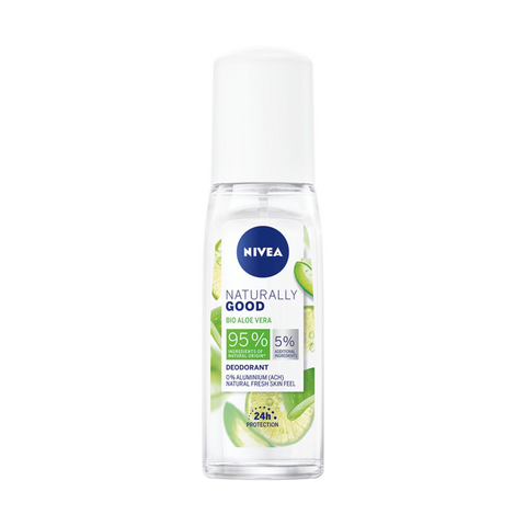 Nivea Deodorante Naturally Good Aloe Vera 24H Vapo 75 Ml