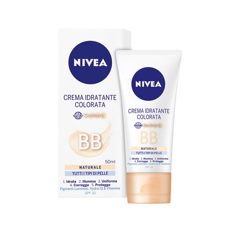 Nivea BB Crema Super Idratante Viso Naturale 50 Ml