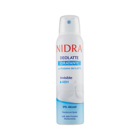 Nidra Deolatte Deodorante Proteine del Latte 48h Spray 150 Ml