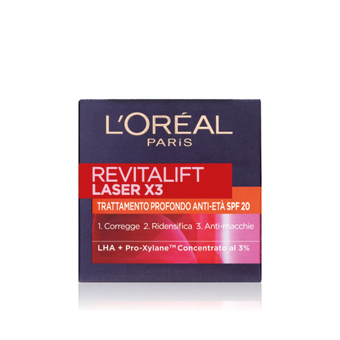 L'Oréal Paris Revitalift Laser X3 Crema Giorno Spf20 50 Ml