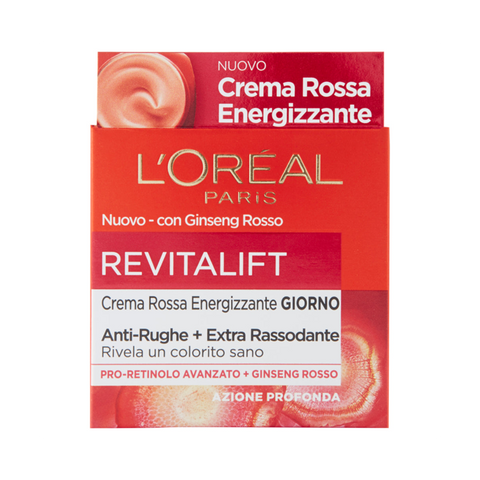 L'Oréal Paris Revitalift Crema Rossa Energizzante Giorno 50 Ml