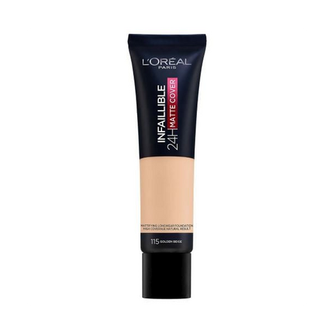 L'Oreal Paris Fondotinta Infaillible Matte Cover 24h Beige Dorè