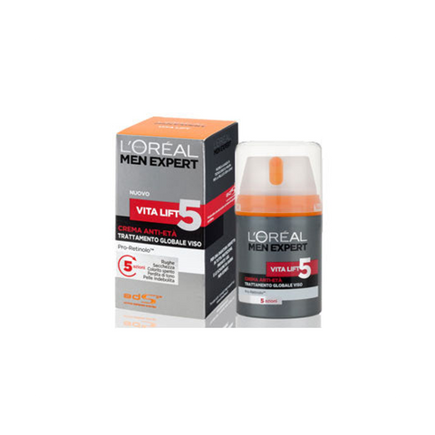 L'Oréal Men Expert Vitalift 5 Crema Viso 50 Ml