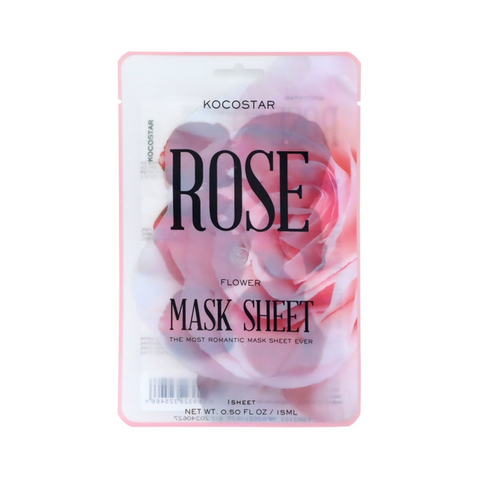 Kocostar Maschera Viso Sheet Rose Flower