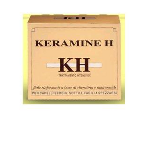 Keramine H Fiale Rinforzante Capelli Secchi 10 pz da 10 Ml