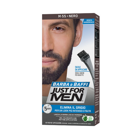 Just For Man Barba e Baffi Colorazione Nero