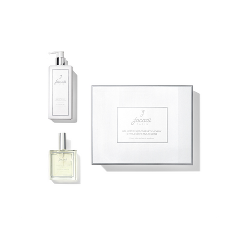 Jacadi Set Olio Multiuso 100 Ml Con Detergente Corpo 400 Ml