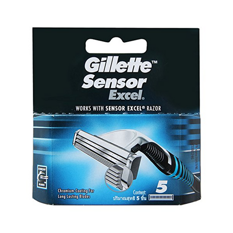 Gillette Sensor Excel Lame Di Ricambio 5 Pz