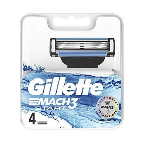 Gillette Mach 3 Start Lame Di Ricambio 4 Pz