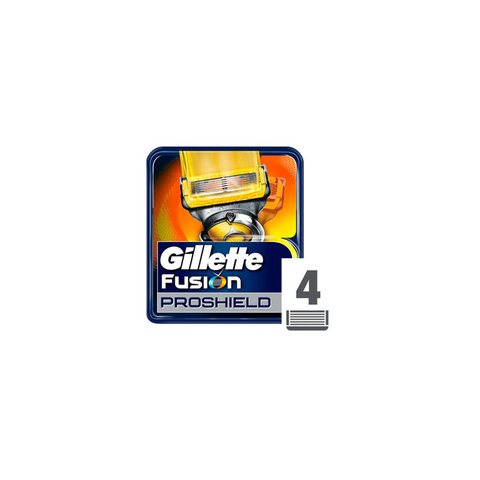 Gillette Fusion Proshield Lame Di Ricambio 4 Pz