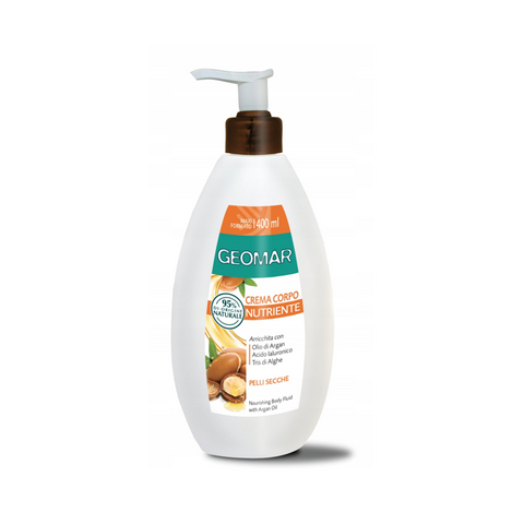 Geomar Crema Corpo Nutriente Argan Pelli Secche 400 Ml