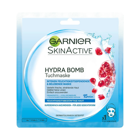 Garnier Skin Active Hydra Bomb Maschera Viso al Melograno 32 Ml