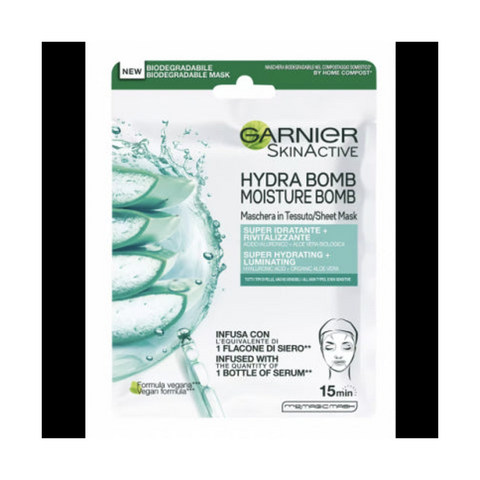 Garnier Skin Active Hydra Bomb Aloe Vera Maschera Viso 28 g