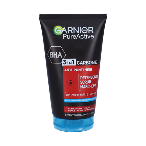 Garnier Pure Active Intensive 3 in 1 Anti Punti Neri 150 Ml
