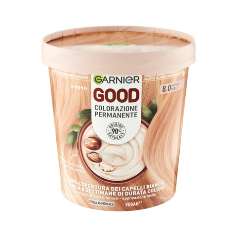 Garnier Good Colorazione Permanente Vegan 8.00 Biondo Miele