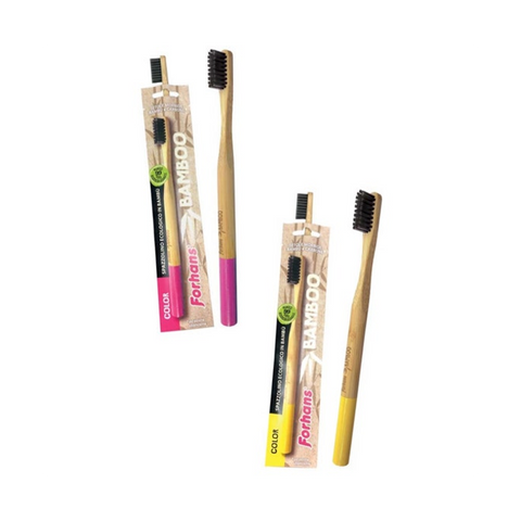 Forhans Spazzolino Ecologico Bamboo Color Setole Morbide