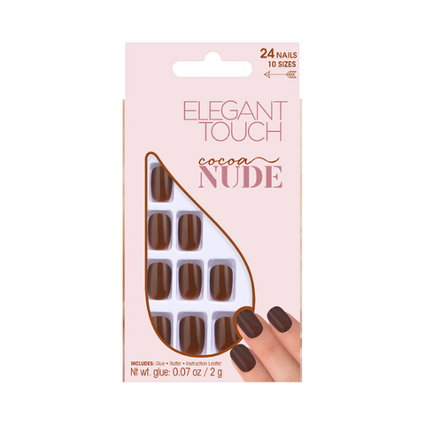 Elegant Touch French Nails Cocoa