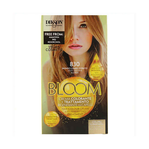 Dikson Bloom Crema Colorante 830 Biondo Chiaro Dorato