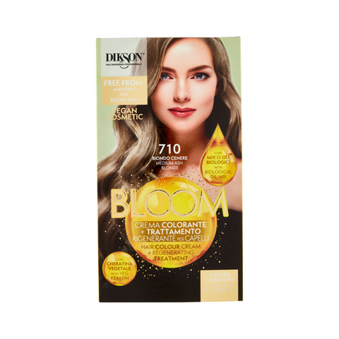 Dikson Bloom Crema Colorante 710 Biondo Cenere