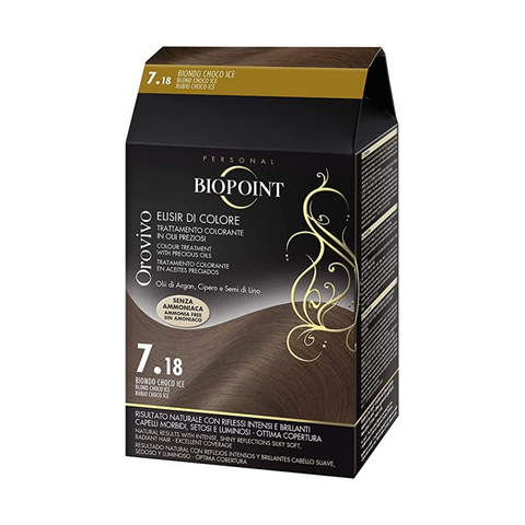 Biopoint Orovivo Elisir Di Colore 7.18 Biondo Choco Ice