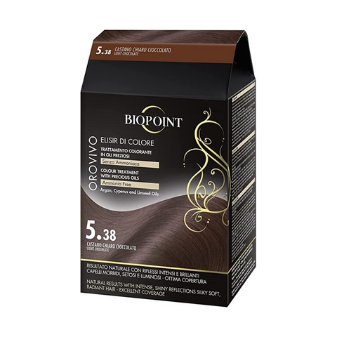 Biopoint Orovivo Elisir Di Colore 5.38 Castano Chiaro Cioccolato
