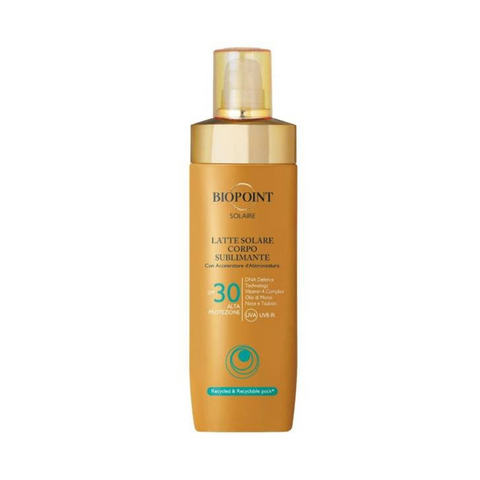 Biopoint Latte Solare Spray Corpo Sublimante Spf 30 250 Ml