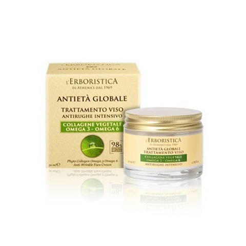 Athena's Crema Viso Collagene Vegetale Omega 3-6 50 Ml