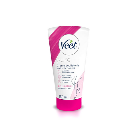 Veet Pure Crema Depilatoria Sotto La Doccia 150 Ml