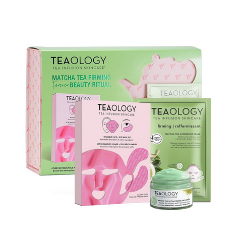 Teaology Matcha Tea Firming Forever Beauty Ritual Kit Viso