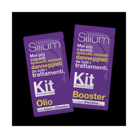 Silium Keratin Kit Monodose Capelli Con Argan e Cheratina