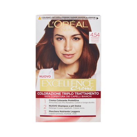 L'Oréal Paris Excellence Creme 4.54 Castano Mogano Ramato