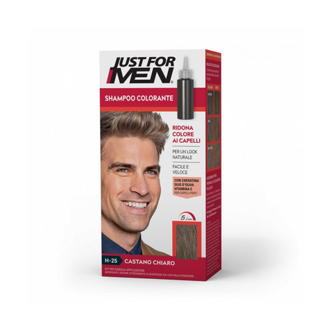 Just For Men Shampoo Colorante H-25 Castano Chiaro