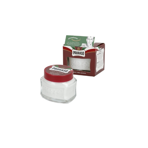 Proraso Crema Pre Barba Barbe Dure Vaso Rosso 100 Ml